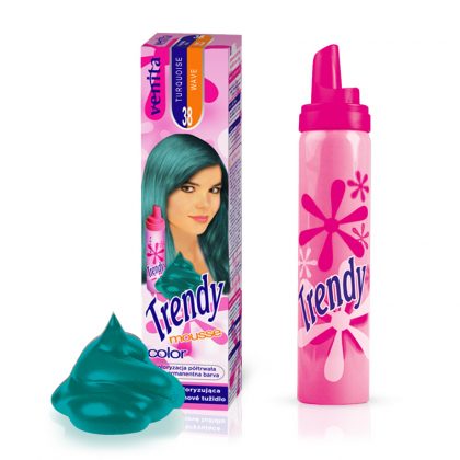 Pena za kosu u boji VENITA Trendy (38 Turquoise Wave)