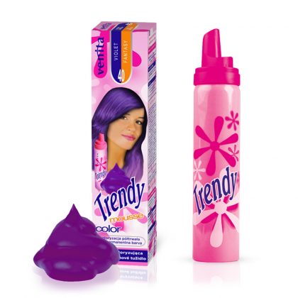 Pena za kosu u boji VENITA Trendy (40 Violet Fantasy)